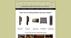 Desktop Screenshot of craftsmenhardware.com